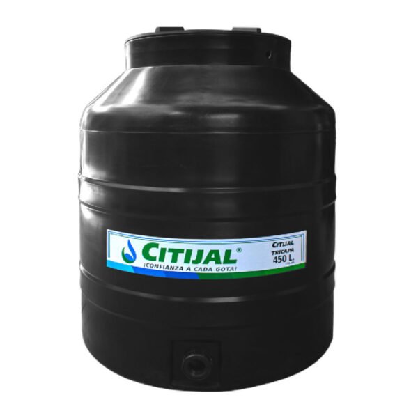 Tinaco Citijal tricapa negro 450L