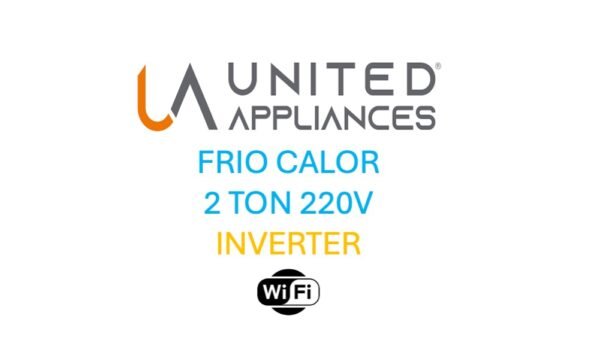 Aire acondicionado United Appliances inverter frío calor 2 toneladas 220V WIFI