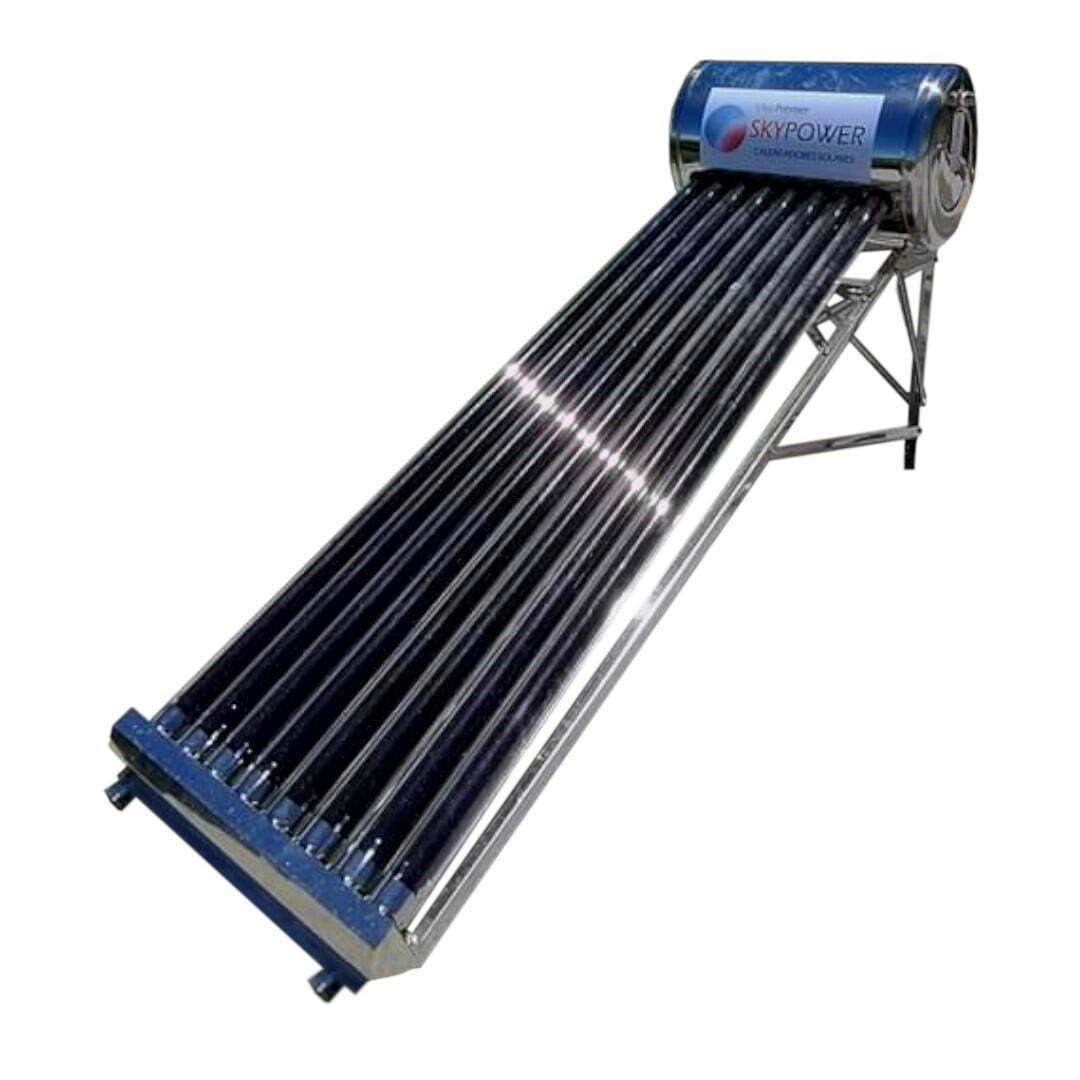 almohadilla Pegajoso gatito Calentador solar Skypower 8 tubos gravedad 95 litros - Greensaver