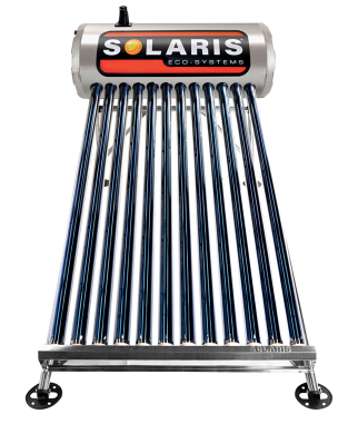 Calentador Solaris 12 tubos Inoxidable Baja presion