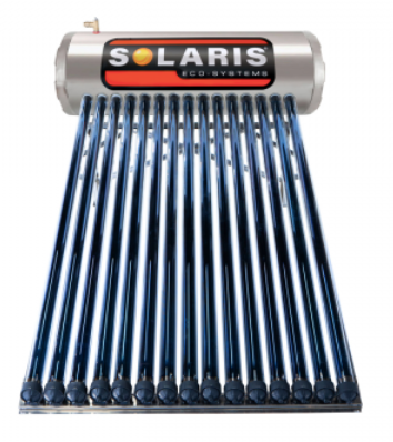 Calentador Solaris 18 tubos Inoxidable Baja presion
