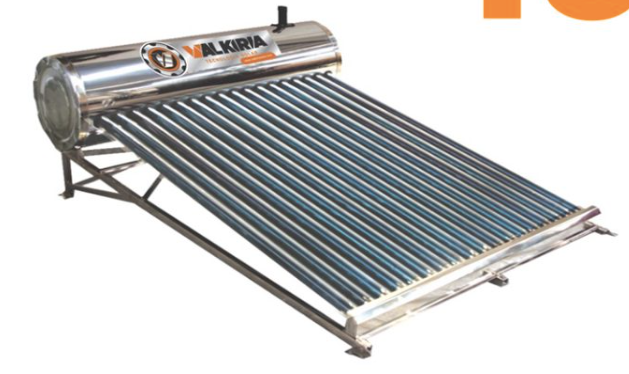 calentador solar valkiria 18 tubos 203 litros gravedad