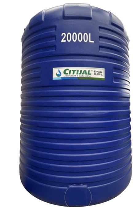 Cisterna Vertical Citijal uso rudo 20,000 lts